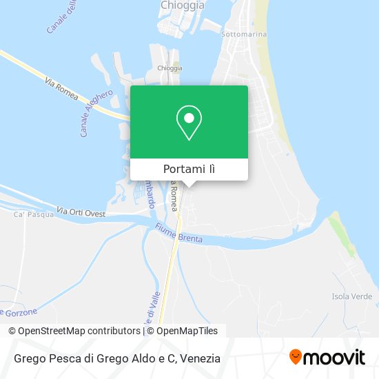 Mappa Grego Pesca di Grego Aldo e C