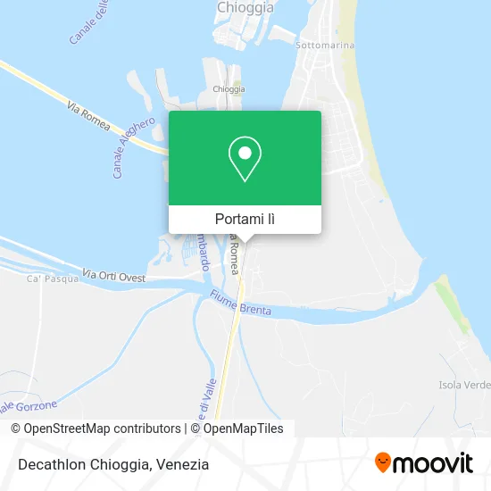 Mappa Decathlon Chioggia