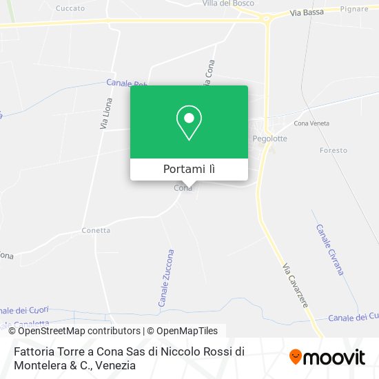 Mappa Fattoria Torre a Cona Sas di Niccolo Rossi di Montelera & C.