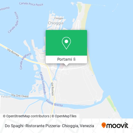 Mappa Do Spaghi -Ristorante Pizzeria- Chioggia