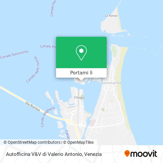 Mappa Autofficina V&V di Valerio Antonio