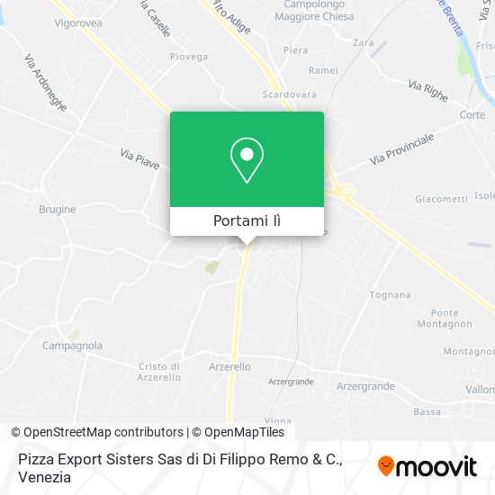 Mappa Pizza Export Sisters Sas di Di Filippo Remo & C.