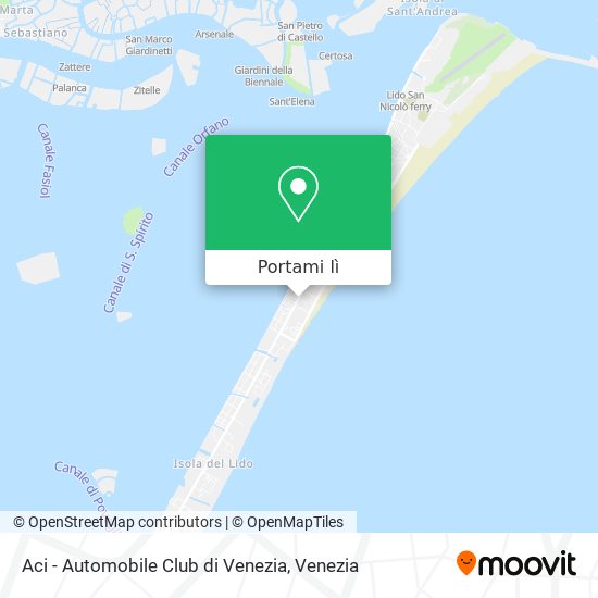 Mappa Aci - Automobile Club di Venezia