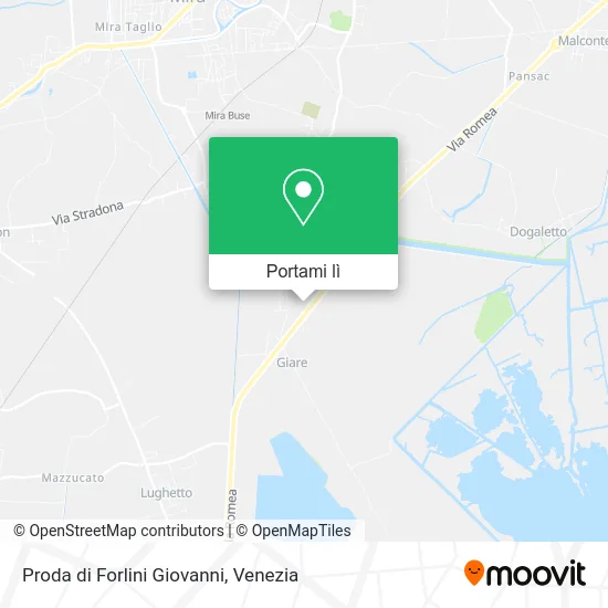 Mappa Proda di Forlini Giovanni