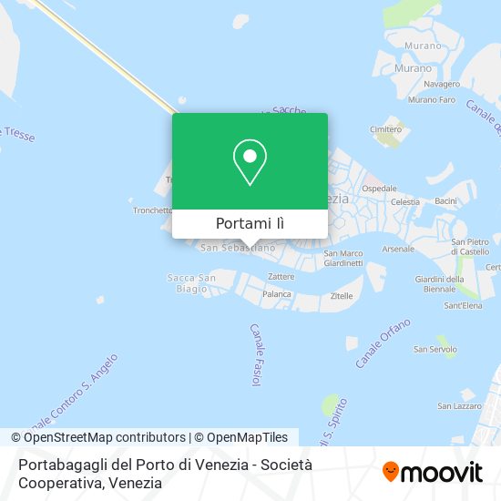 Mappa Portabagagli del Porto di Venezia - Società Cooperativa