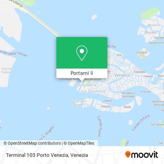 Mappa Terminal 103 Porto Venezia