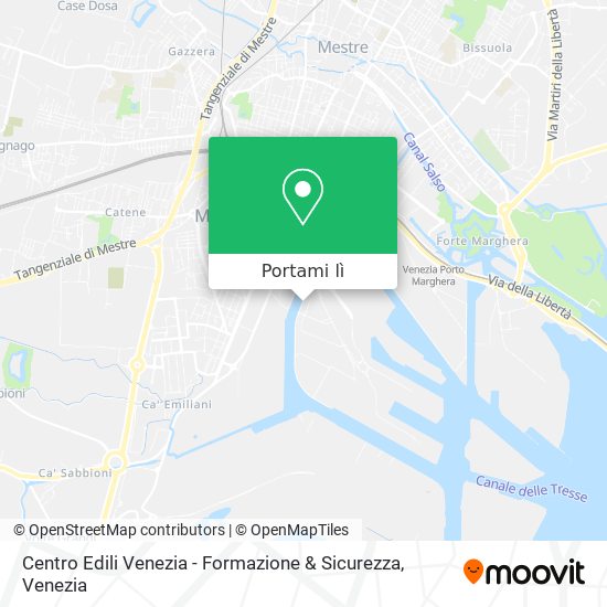 Mappa Centro Edili Venezia - Formazione & Sicurezza