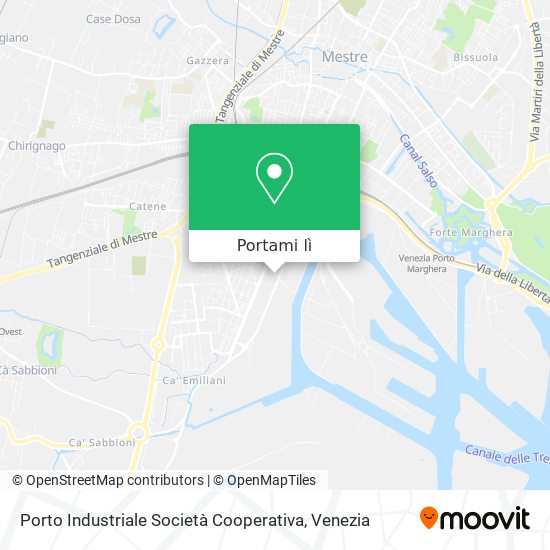 Mappa Porto Industriale Società Cooperativa