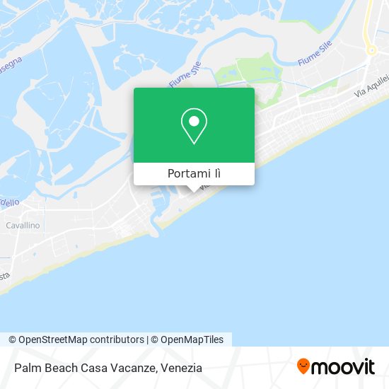 Mappa Palm Beach Casa Vacanze