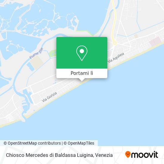 Mappa Chiosco Mercedes di Baldassa Luigina