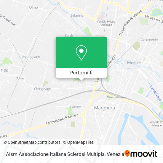 Mappa Aism Associazione Italiana Sclerosi Multipla