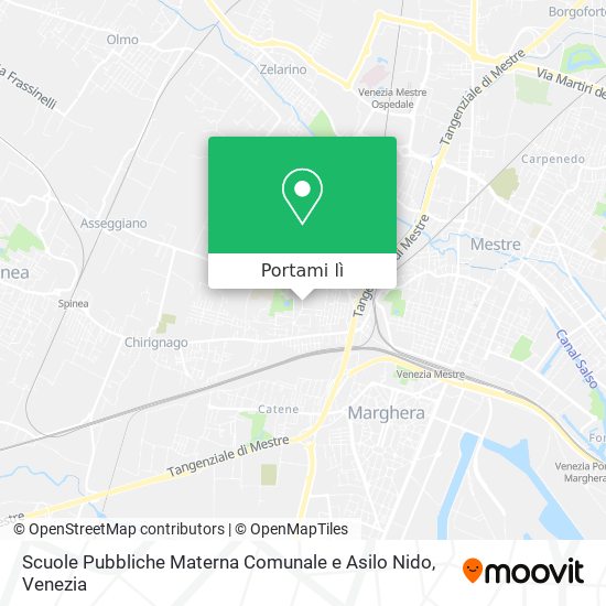 Mappa Scuole Pubbliche Materna Comunale e Asilo Nido