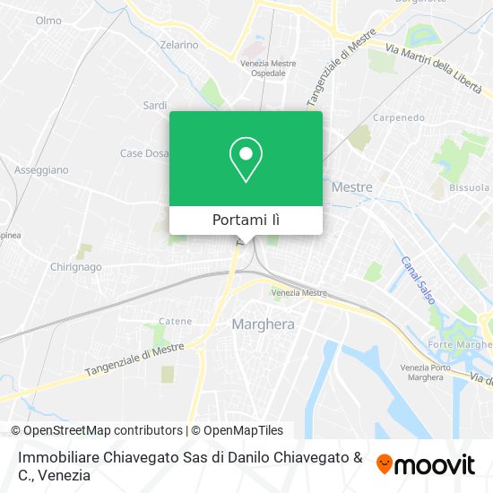 Mappa Immobiliare Chiavegato Sas di Danilo Chiavegato & C.