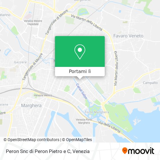 Mappa Peron Snc di Peron Pietro e C