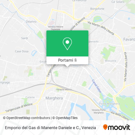 Mappa Emporio del Gas di Manente Daniele e C.
