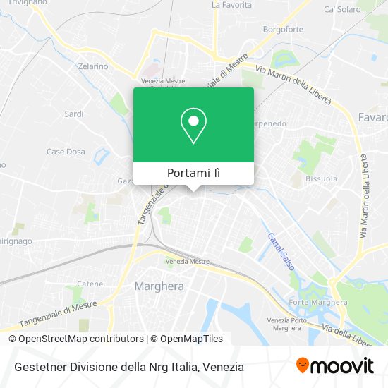 Mappa Gestetner Divisione della Nrg Italia