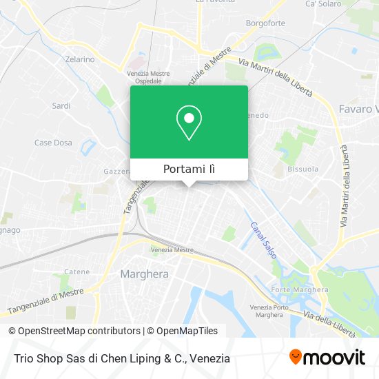 Mappa Trio Shop Sas di Chen Liping & C.