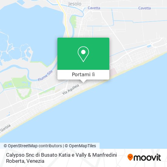 Mappa Calypso Snc di Busato Katia e Vally & Manfredini Roberta