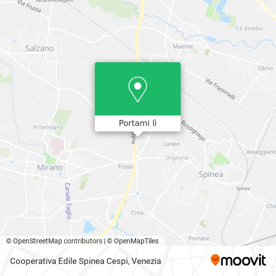 Mappa Cooperativa Edile Spinea Cespi