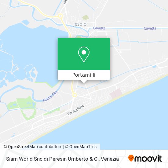 Mappa Siam World Snc di Peresin Umberto & C.