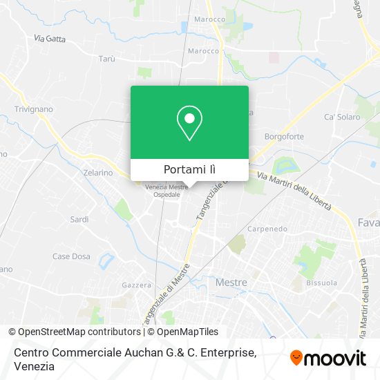 Mappa Centro Commerciale Auchan G.& C. Enterprise