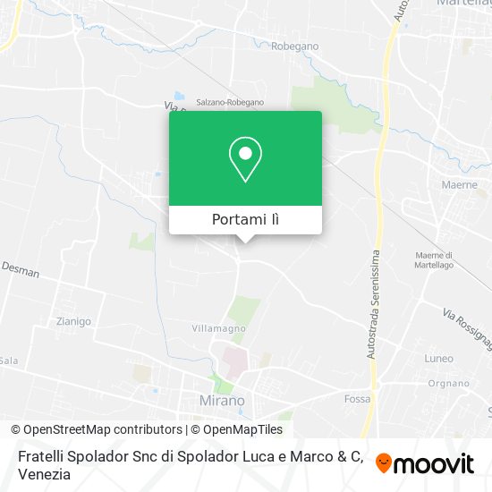 Mappa Fratelli Spolador Snc di Spolador Luca e Marco & C