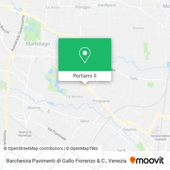 Mappa Barchessa Pavimenti di Gallo Fiorenzo & C.