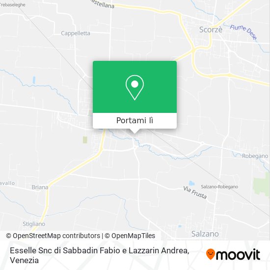 Mappa Esselle Snc di Sabbadin Fabio e Lazzarin Andrea