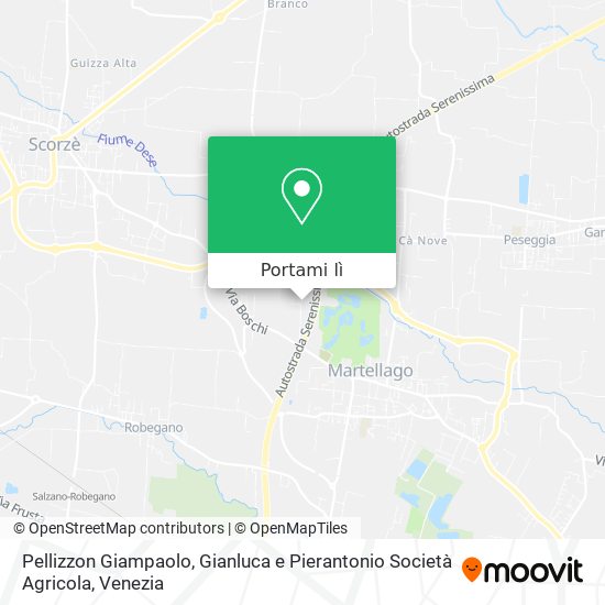 Mappa Pellizzon Giampaolo, Gianluca e Pierantonio Società Agricola