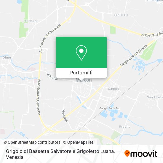 Mappa Grigolo di Bassetta Salvatore e Grigoletto Luana