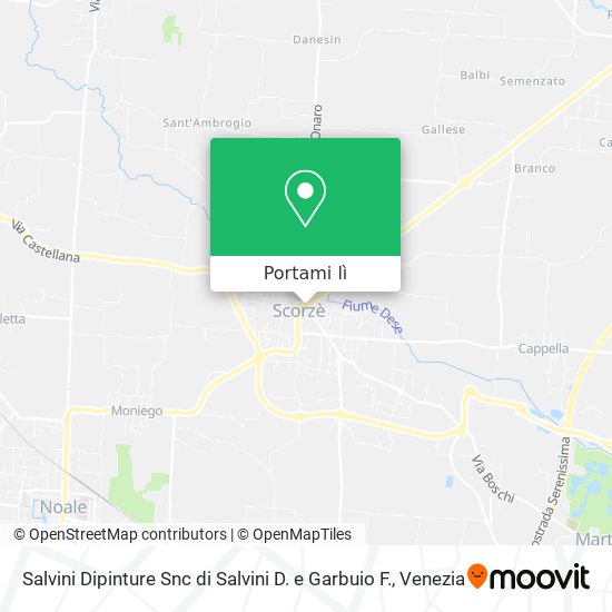 Mappa Salvini Dipinture Snc di Salvini D. e Garbuio F.