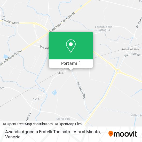 Mappa Azienda Agricola Fratelli Toninato - Vini al Minuto
