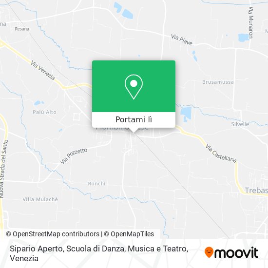 Mappa Sipario Aperto, Scuola di Danza, Musica e Teatro