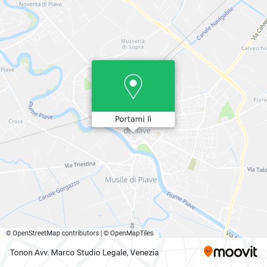 Mappa Tonon Avv. Marco Studio Legale