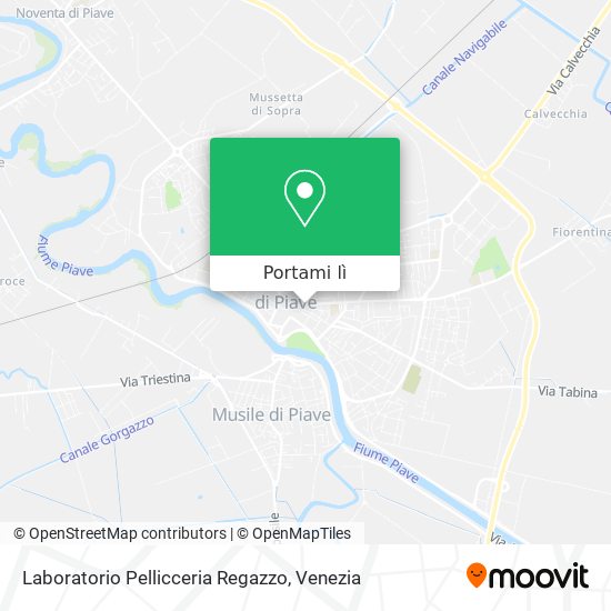 Mappa Laboratorio Pellicceria Regazzo