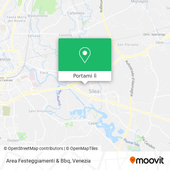 Mappa Area Festeggiamenti & Bbq