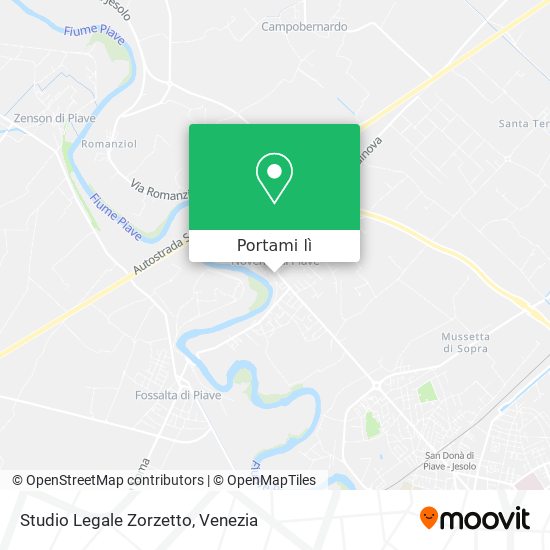 Mappa Studio Legale Zorzetto