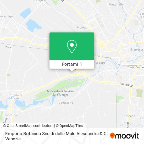 Mappa Emporio Botanico Snc di dalle Mule Alessandra & C.