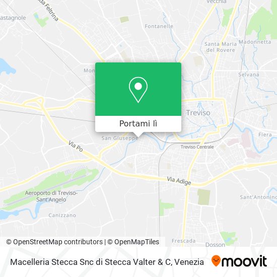 Mappa Macelleria Stecca Snc di Stecca Valter & C
