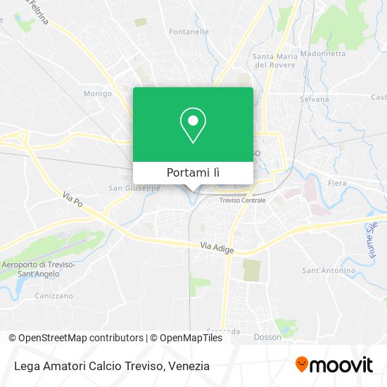 Mappa Lega Amatori Calcio Treviso