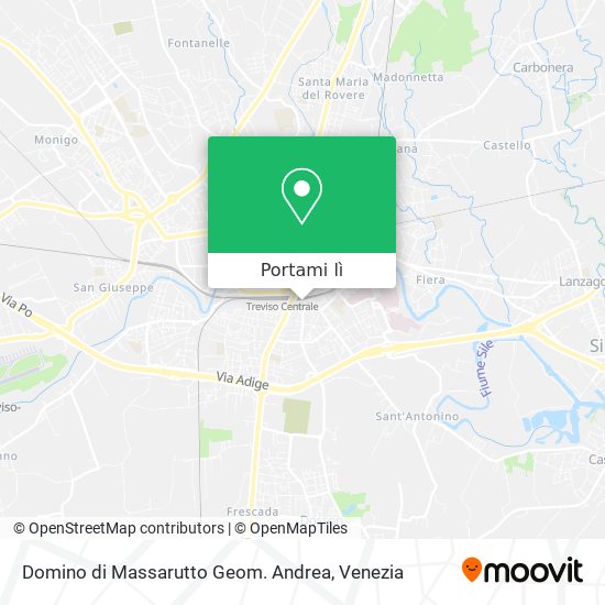 Mappa Domino di Massarutto Geom. Andrea