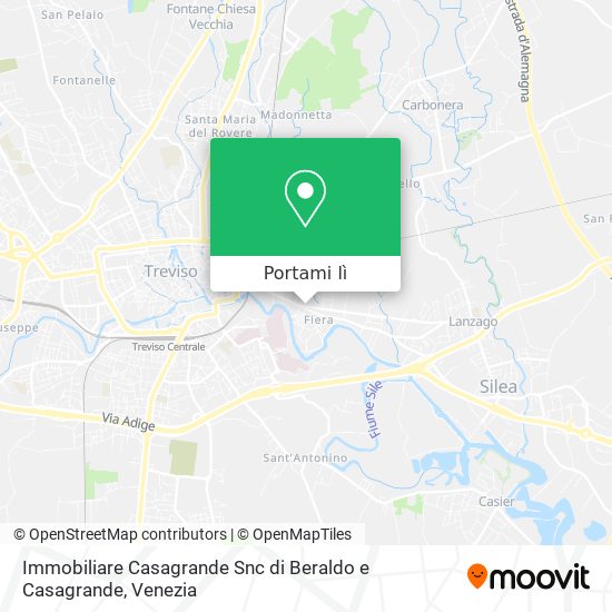 Mappa Immobiliare Casagrande Snc di Beraldo e Casagrande