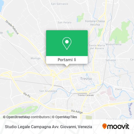 Mappa Studio Legale Campagna Avv. Giovanni