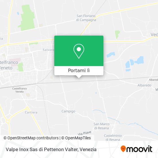 Mappa Valpe Inox Sas di Pettenon Valter