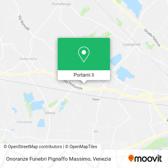 Mappa Onoranze Funebri Pignaffo Massimo
