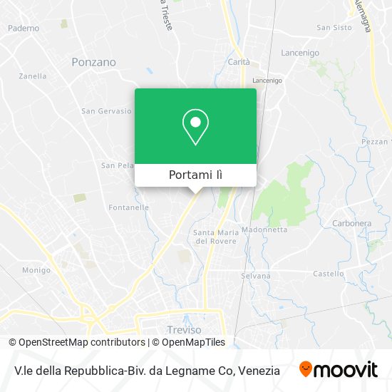 Mappa V.le della Repubblica-Biv. da Legname Co