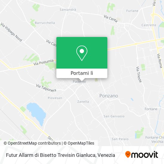 Mappa Futur Allarm di Bisetto Trevisin Gianluca