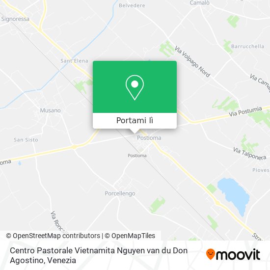 Mappa Centro Pastorale Vietnamita Nguyen van du Don Agostino