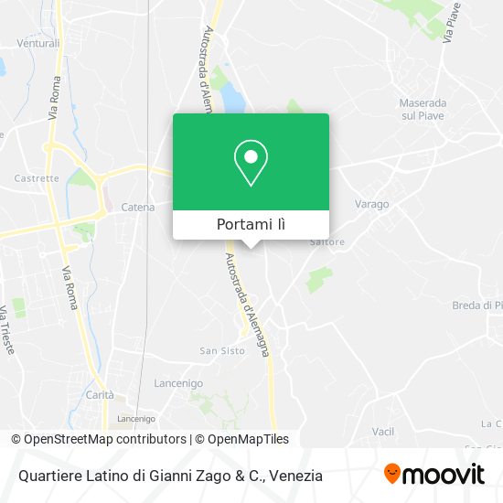 Mappa Quartiere Latino di Gianni Zago & C.