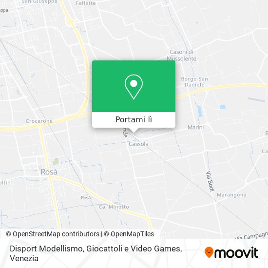 Mappa Disport Modellismo, Giocattoli e Video Games